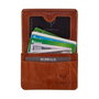 Zoozie Bags Cartera Unisex en Piel Tostada
